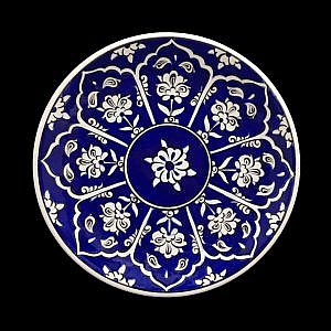 Baba Nakkaş Motifli Hediyelik Çini Tabak