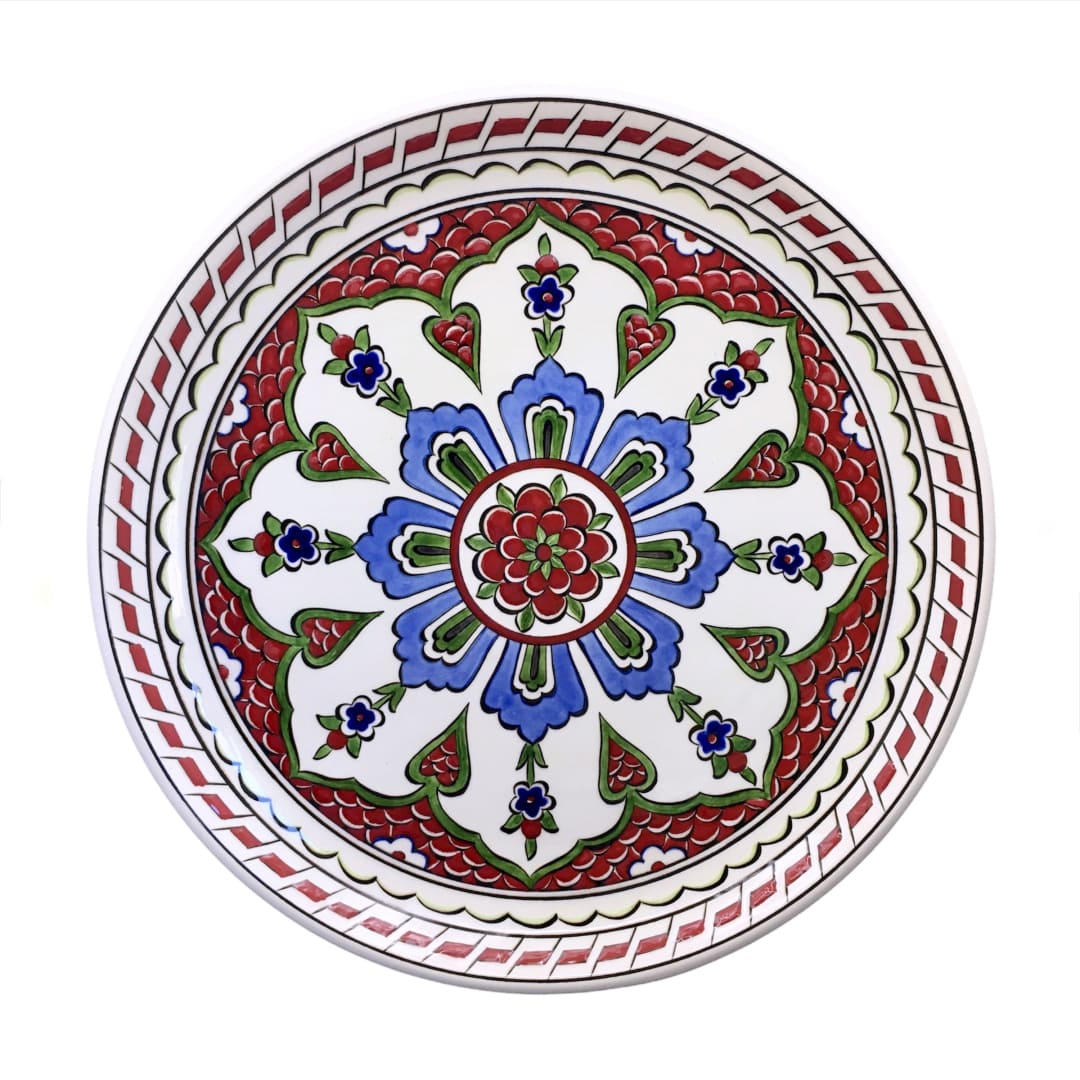 geleneksel-baba-nakkas-motifli-cini-tabak-1 Geleneksel Baba Nakkaş Motifli Çini Tabak