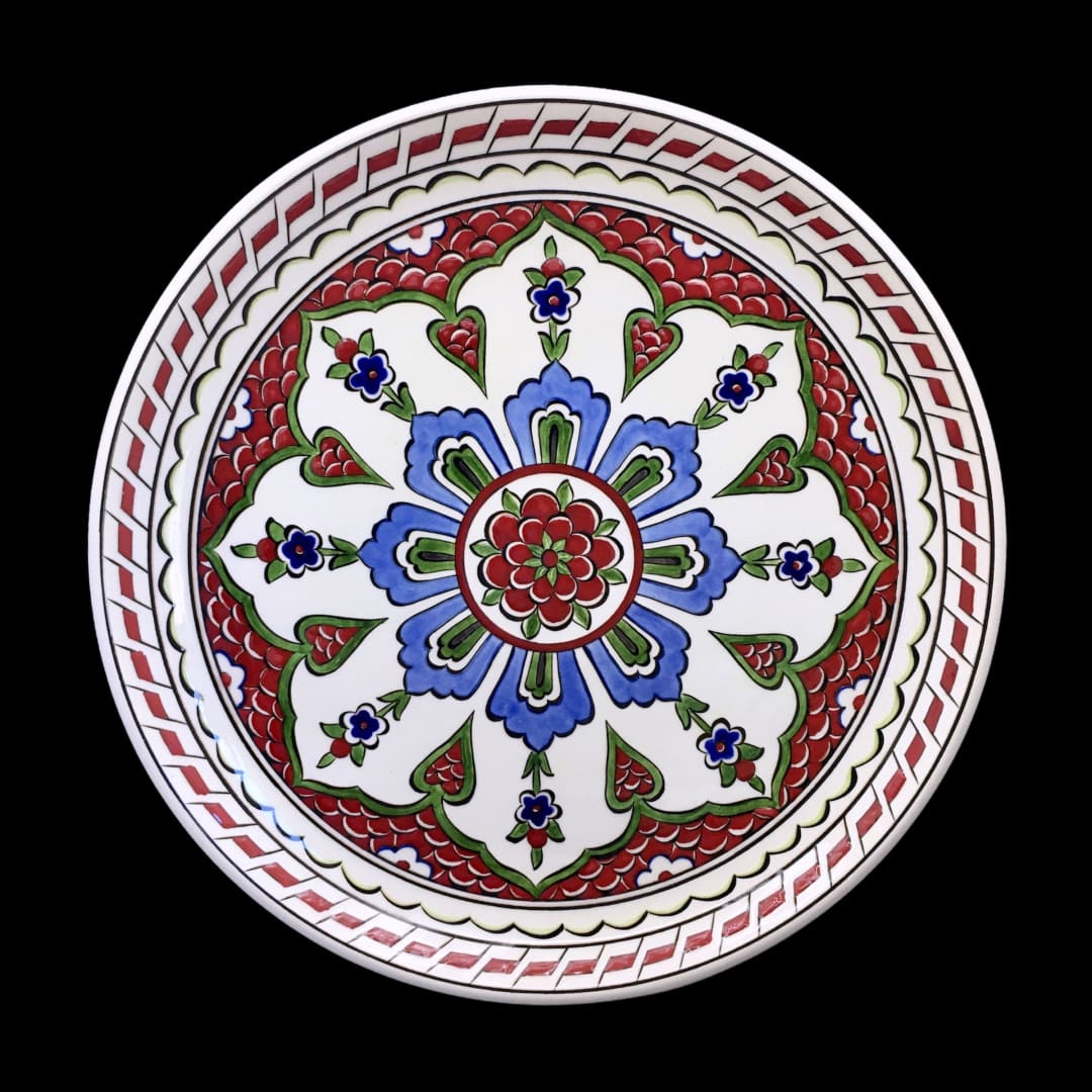 geleneksel-baba-nakkas-motifli-cini-tabak-2 Geleneksel Baba Nakkaş Motifli Çini Tabak