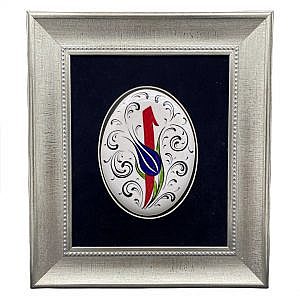 Elif ve Lale Desenli Çini Tablo