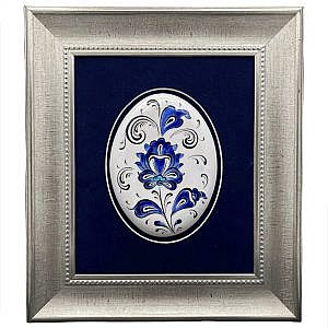 Lotus Desenli Çini Tablo