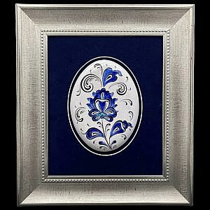 Lotus Desenli Çini Tablo