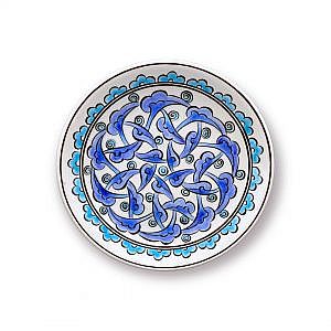 Klasik Rumi Desenli Çini Tabak