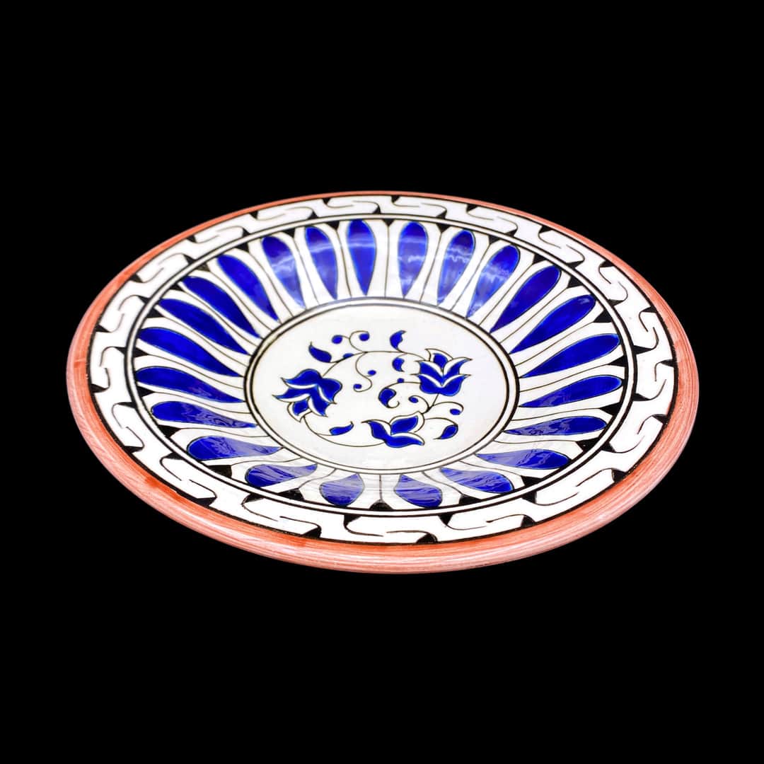 milet-isi-lotus-desenli-cini-kase-3 Milet İşi Lotus Desenli Çini Kase