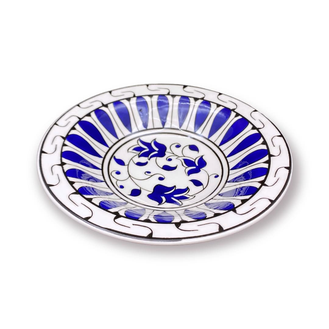 lotus-milet-isi-desenli-cini-kase-1 Lotus Milet İşi Desenli Çini Kase