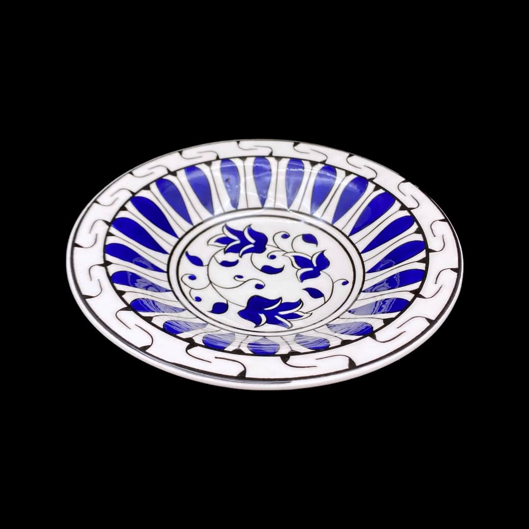 lotus-milet-isi-desenli-cini-kase-3 Lotus Milet İşi Desenli Çini Kase