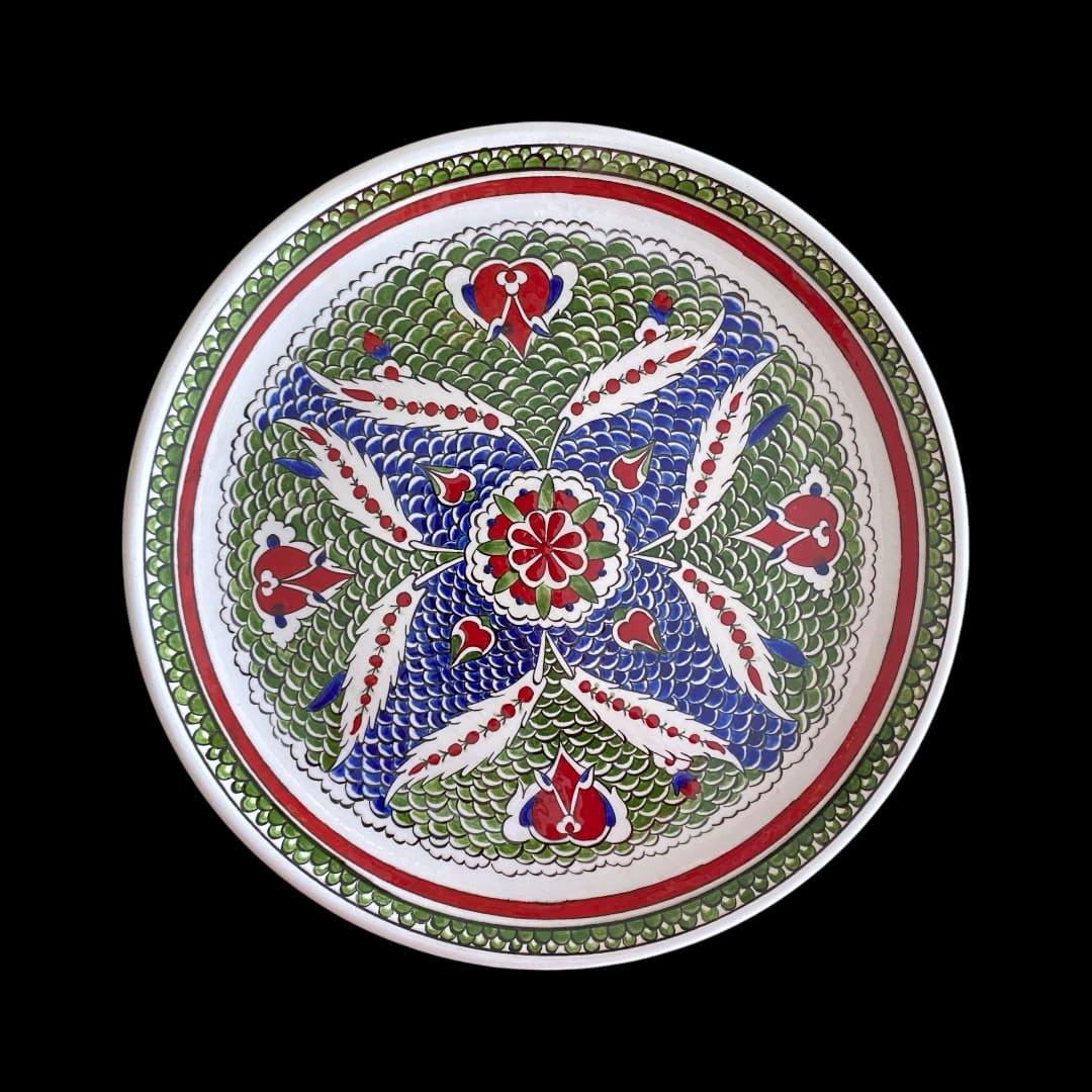 balik-pulu-motifli-cini-tabak-3 Balık Pulu Motifli Çini Tabak