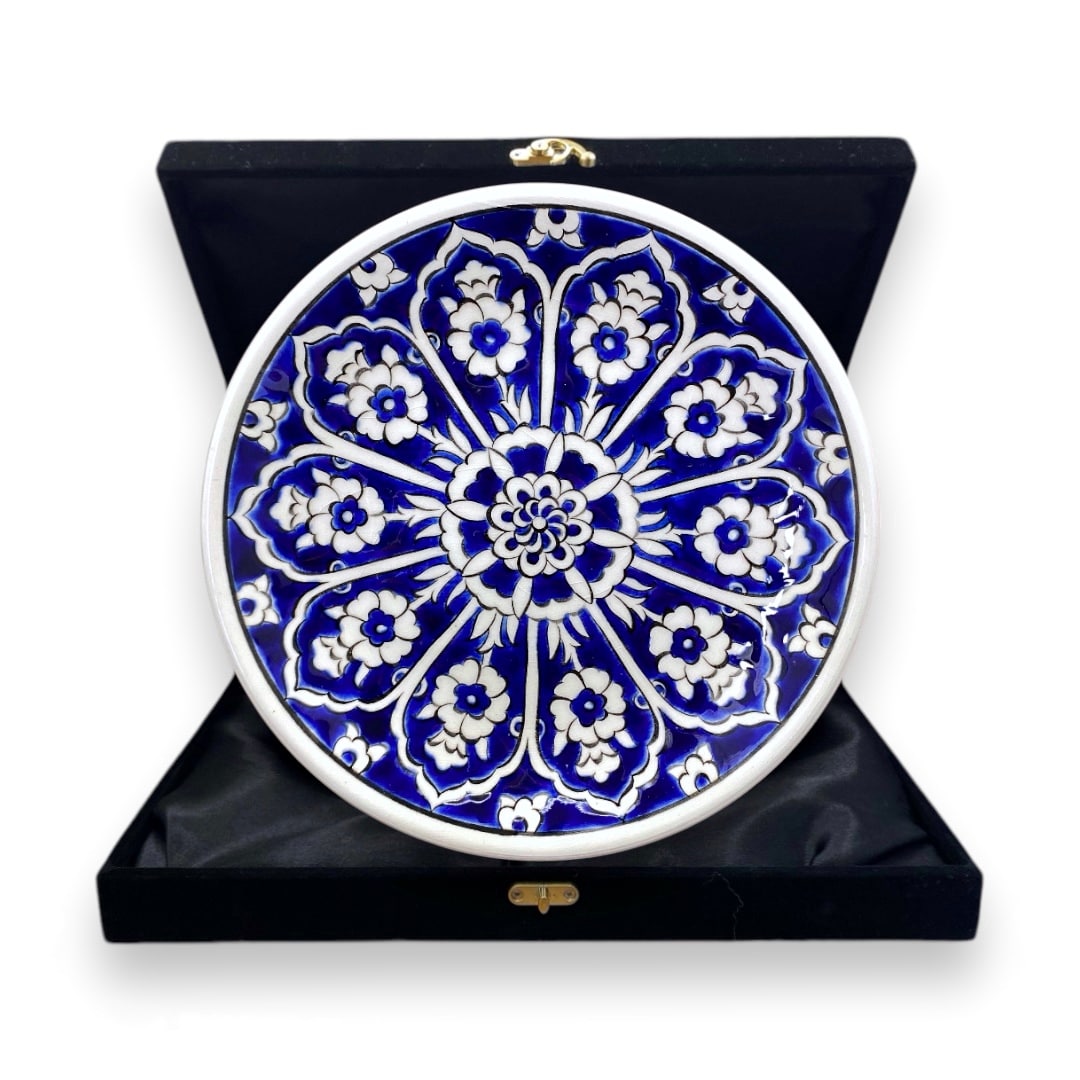 baba-nakkas-serisi-bleu-blanc-cini-tabak-1 Baba Nakkaş Serisi Bleu Blanc Çini Tabak