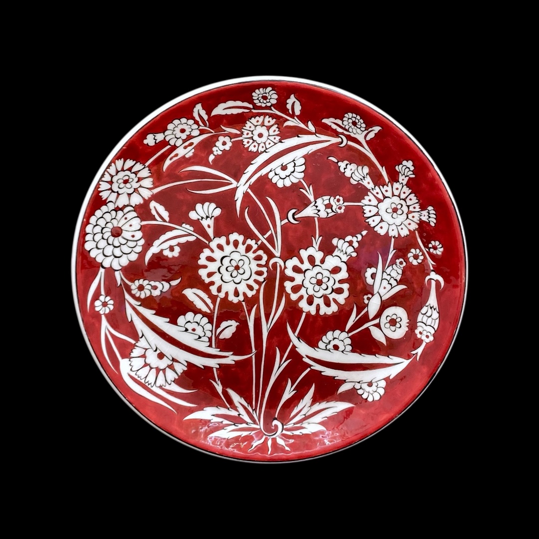Lâl-i-Bahâr-iznik-cini-tabak-2 Lâl-i Bahâr İznik Çini Tabak