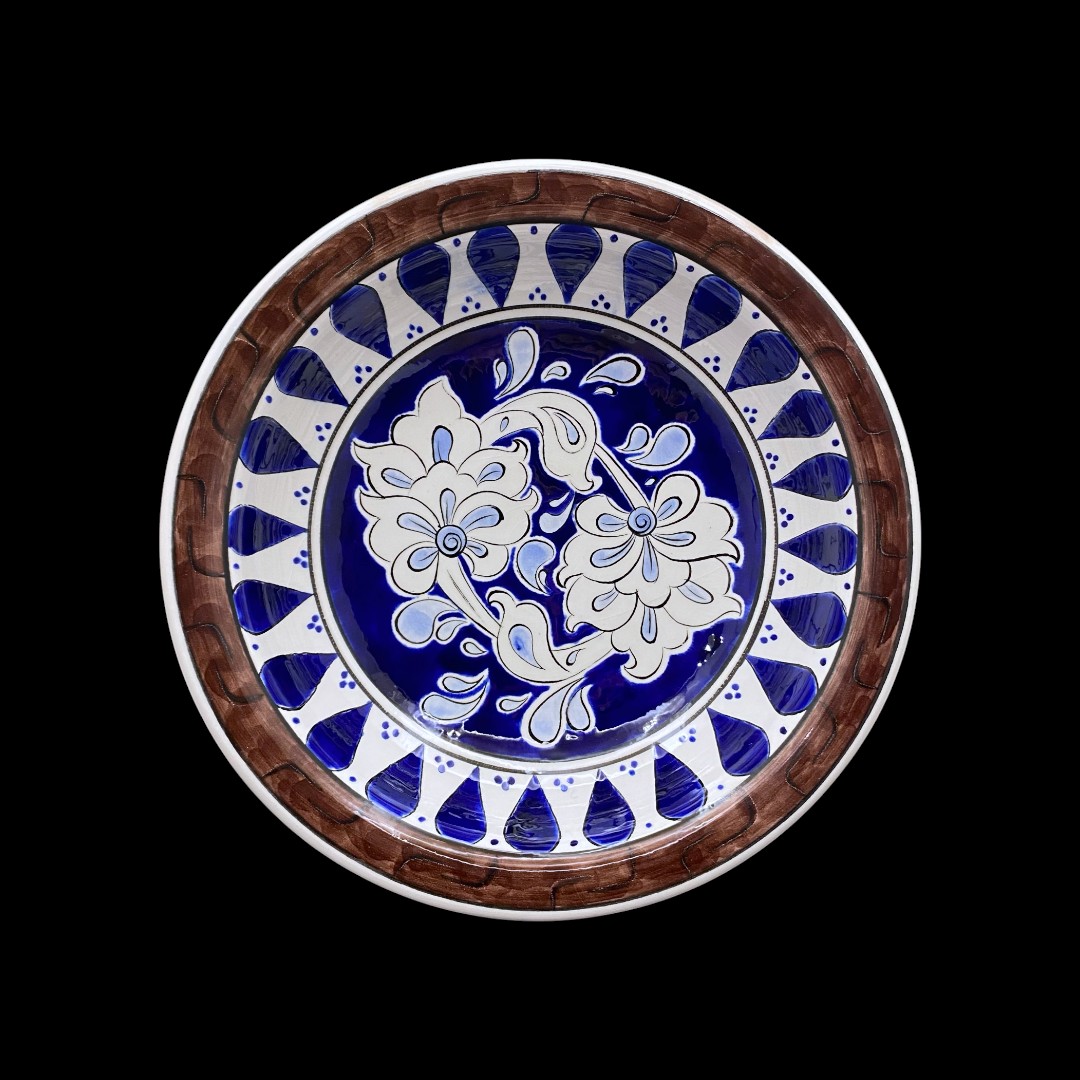 lotus-desenli-milet-isi-cini-kase-2 Lotus Desenli Milet İşi Çini Kase